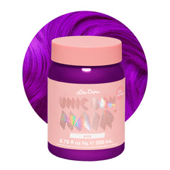 Lime Crime Unicorn Hair Dye Pony violet purple tube application for bold at-home color
