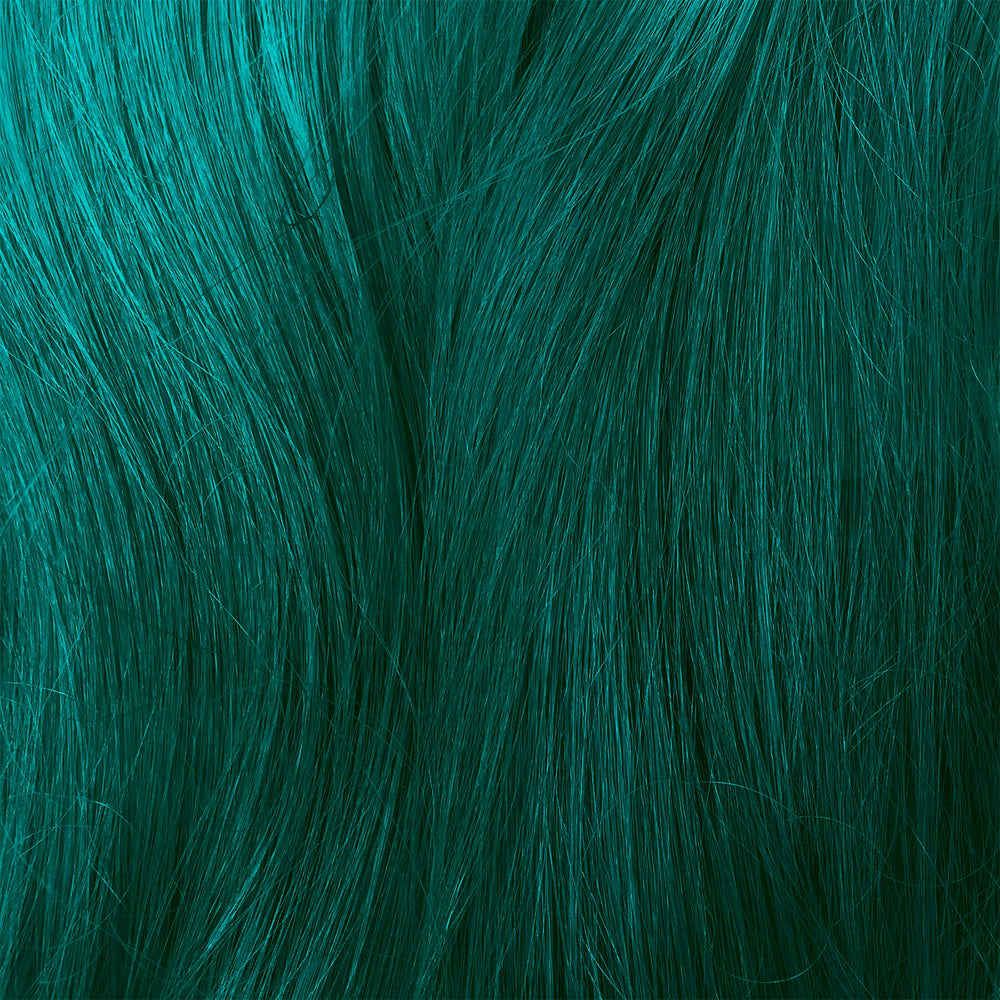 Lime Crime Unicorn Hair Dye Sea Witch tube displays creamy teal formula.