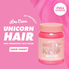 Lime Crime Sour Candy label highlights vegan, cruelty-free formula for drama-free color