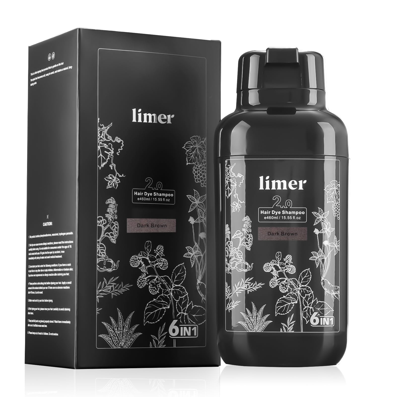 Limer Hair Dye Shampoo after-color shine for smooth, healthy-feeling hair.