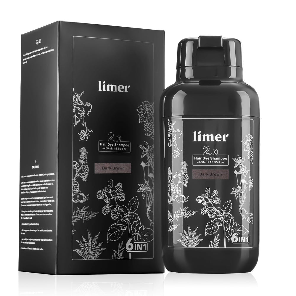 Limer Hair Dye Shampoo after-color shine for smooth, healthy-feeling hair.