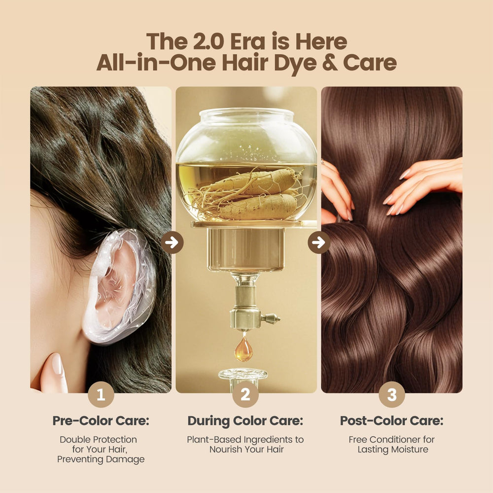 Limer Hair Dye Shampoo delivers color-rich hair with a natural-looking tone.