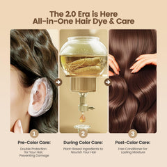 Limer Hair Dye Shampoo delivers color-rich hair with a natural-looking tone.