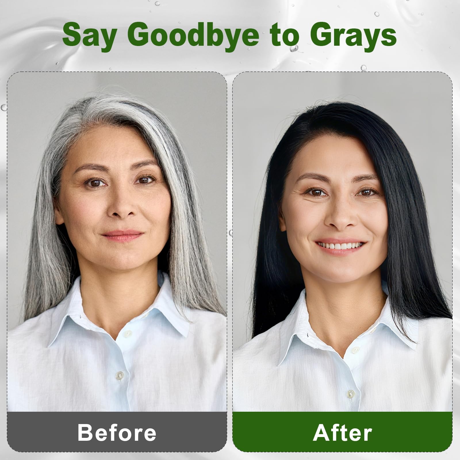 Limer Hair Dye Shampoo pump dispense shows easy, mess-free 3-in-1 color, shampoo, and conditioner.
