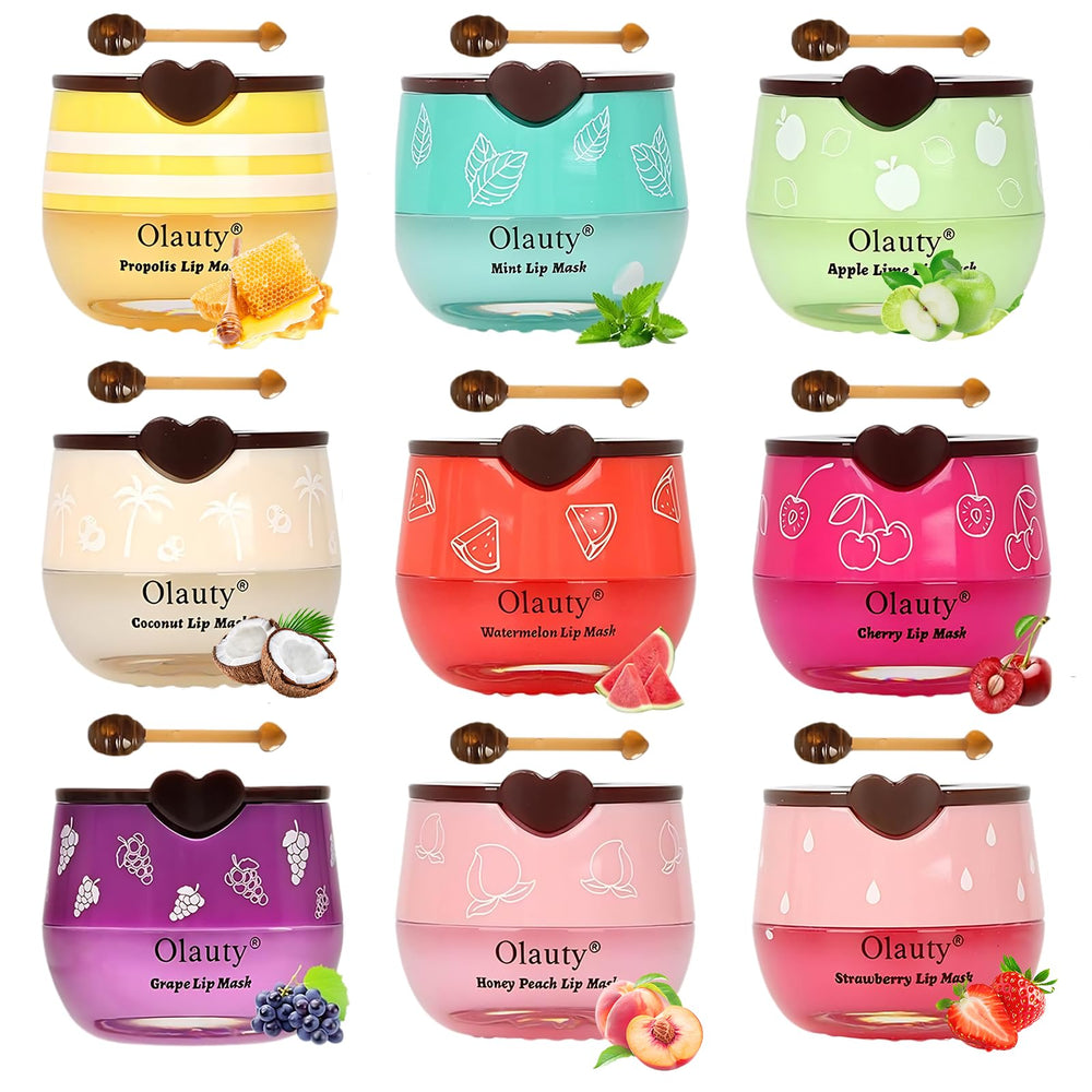 Lingyun bee lip balm honey pot closeup with glossy texture for overnight hydration
