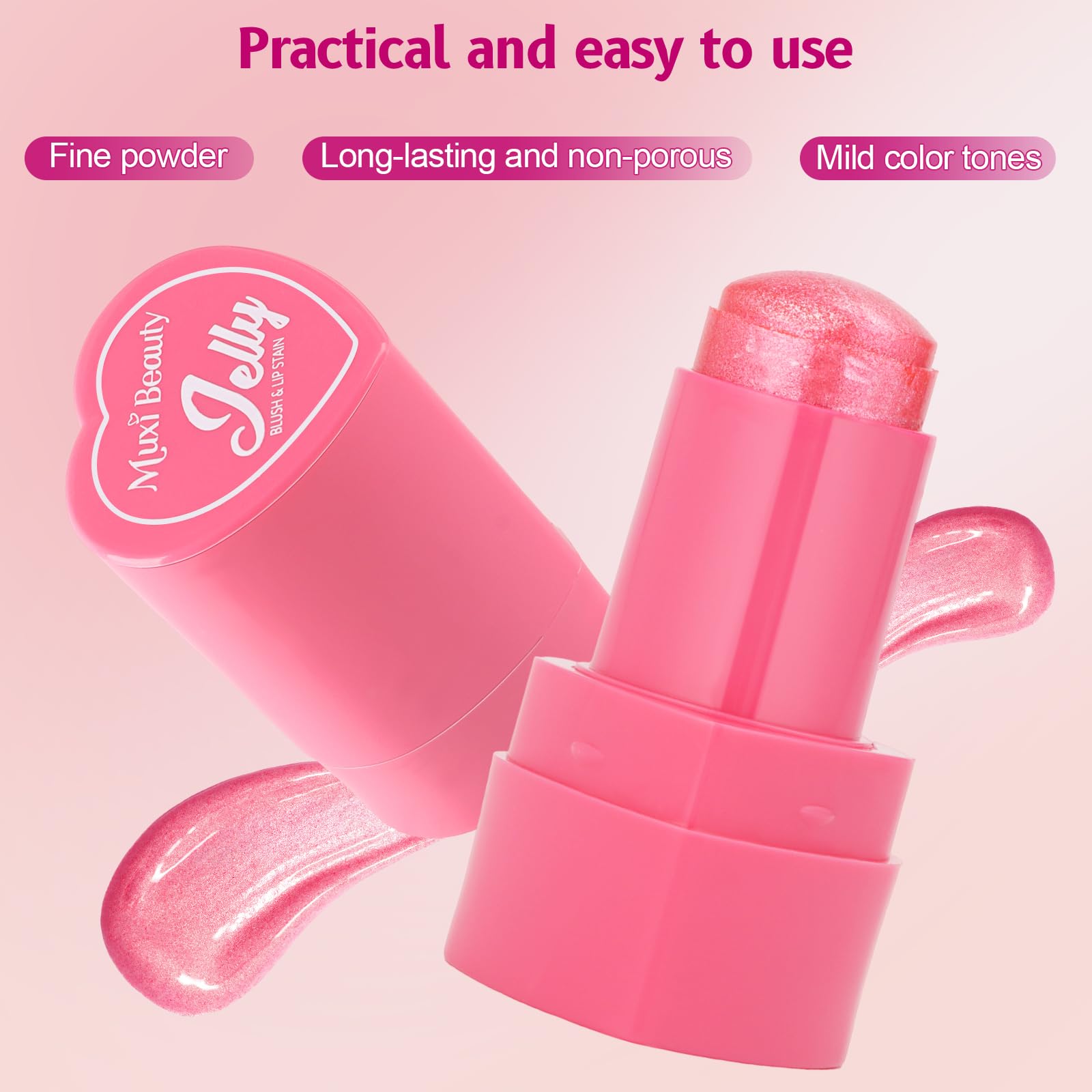 Lingyun blush-cheek-stain watercolor texture yields radiant blush with lightweight wear