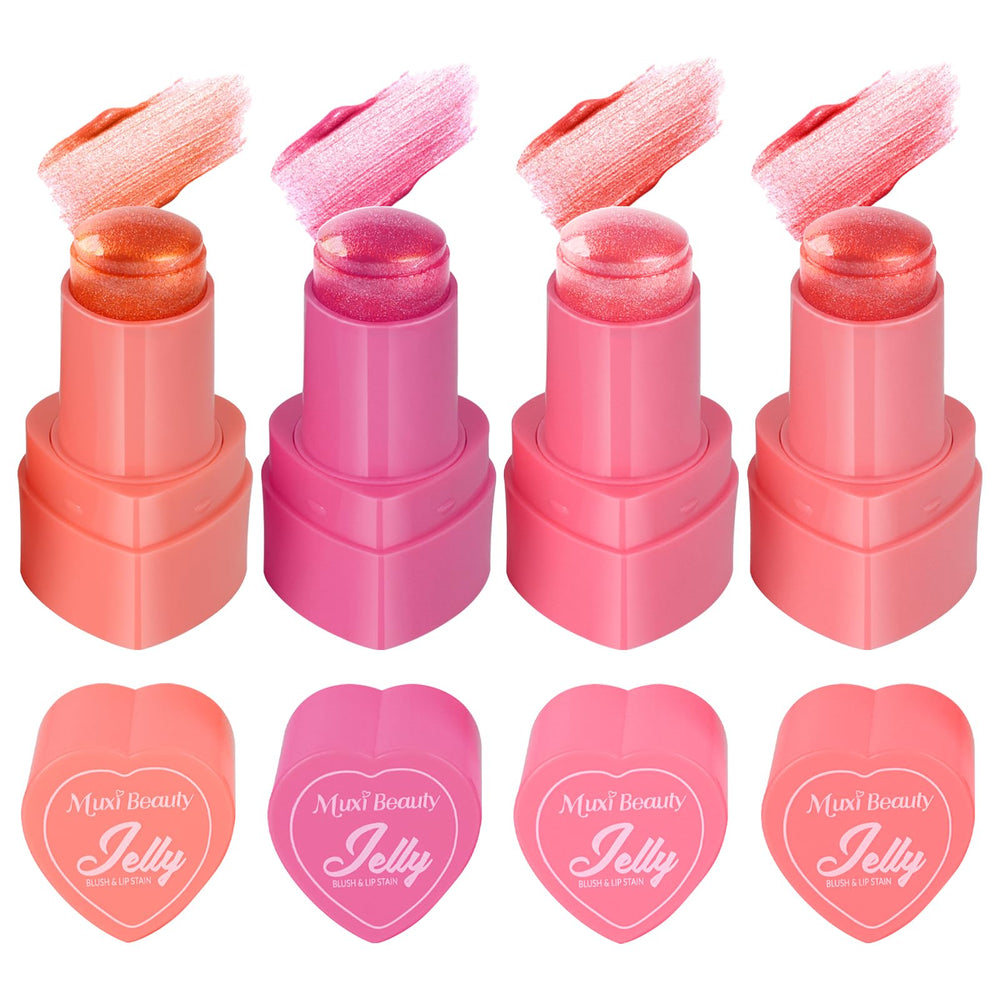 Lingyun cooling jelly blush-tint berry swatch reveals watercolor finish and long-lasting color