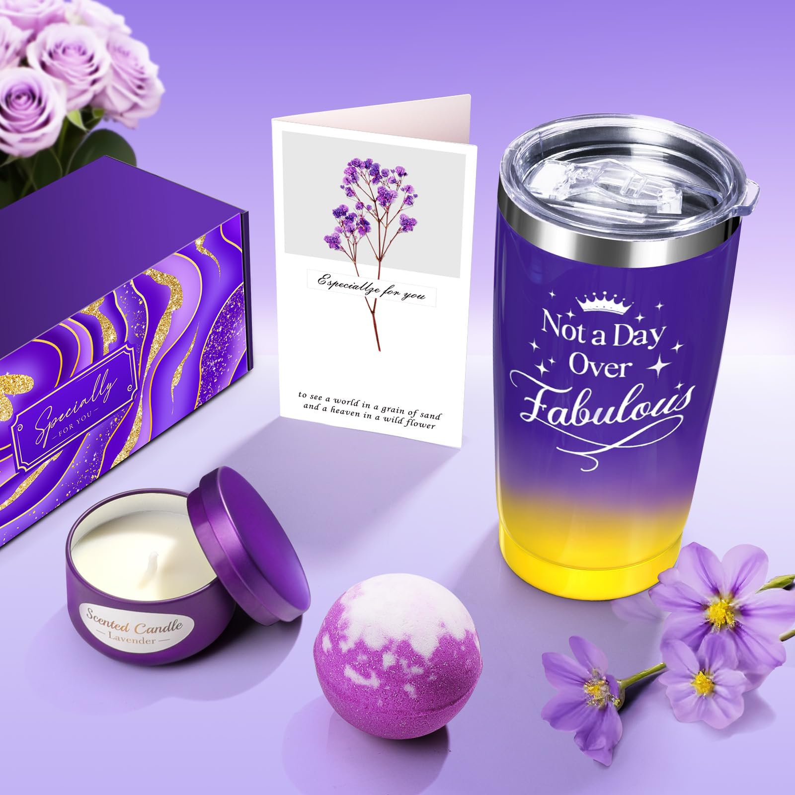 Linkax lavender gift card included for a personal message