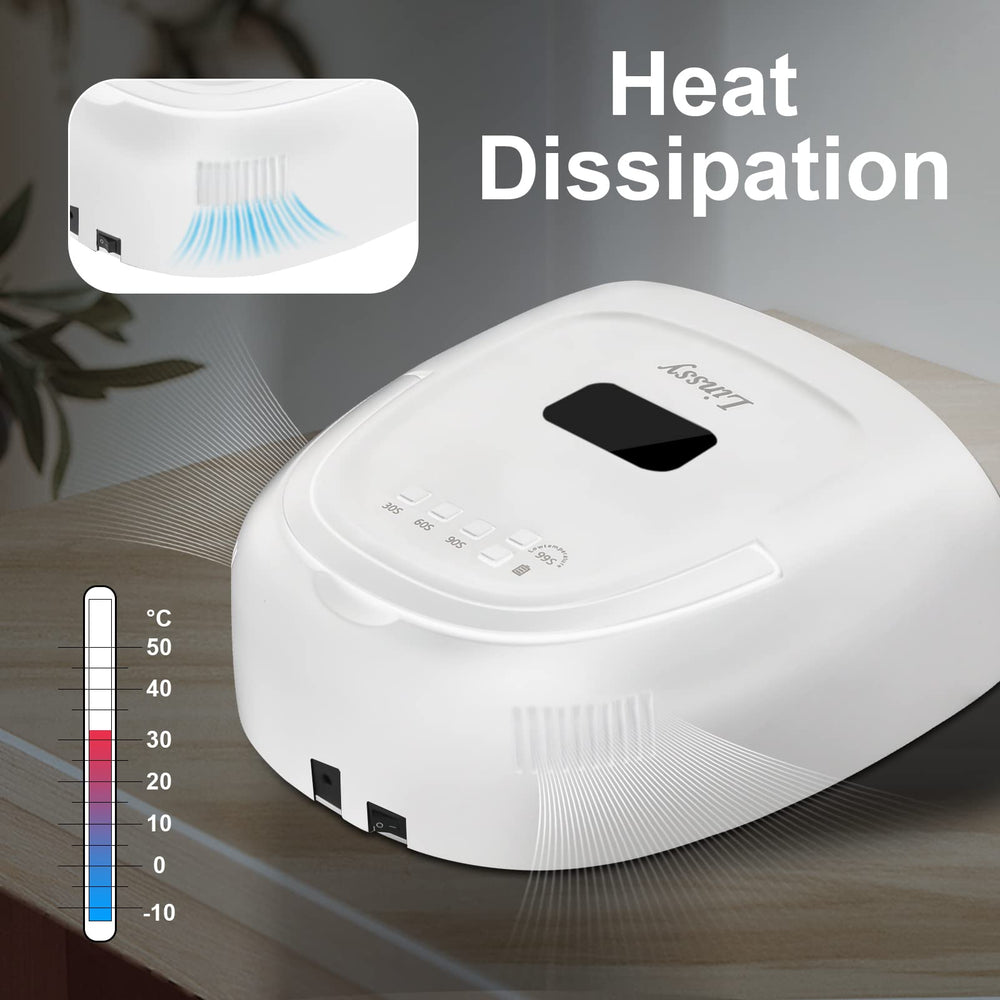 Linssy 60W nail lamp cordless design frees you from outlets
