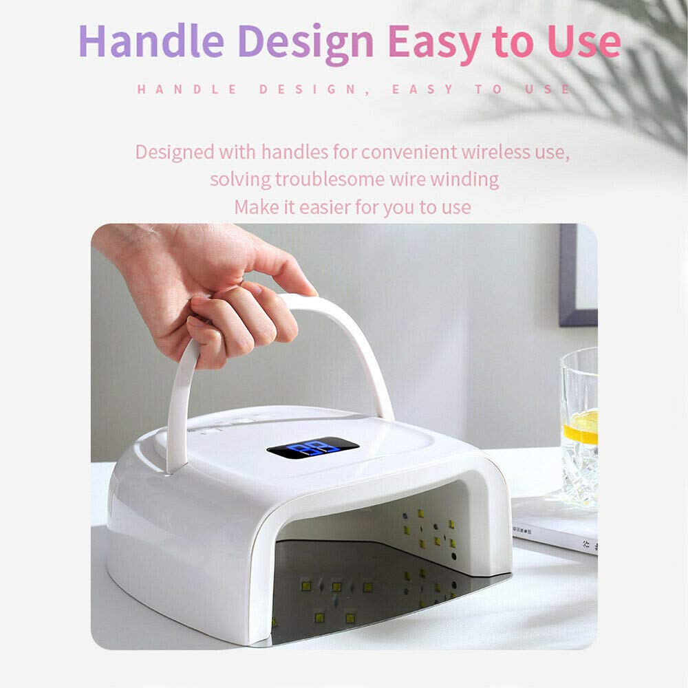 Linssy 60W nail lamp travel case pack highlights convenience