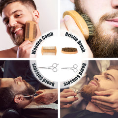 Lionmane beard oil 30ml bottle highlights deep moisturization for healthier roots.