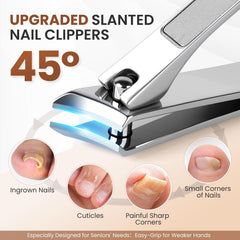 LIONVISON angled jaws deliver precise cuts through tough nails.