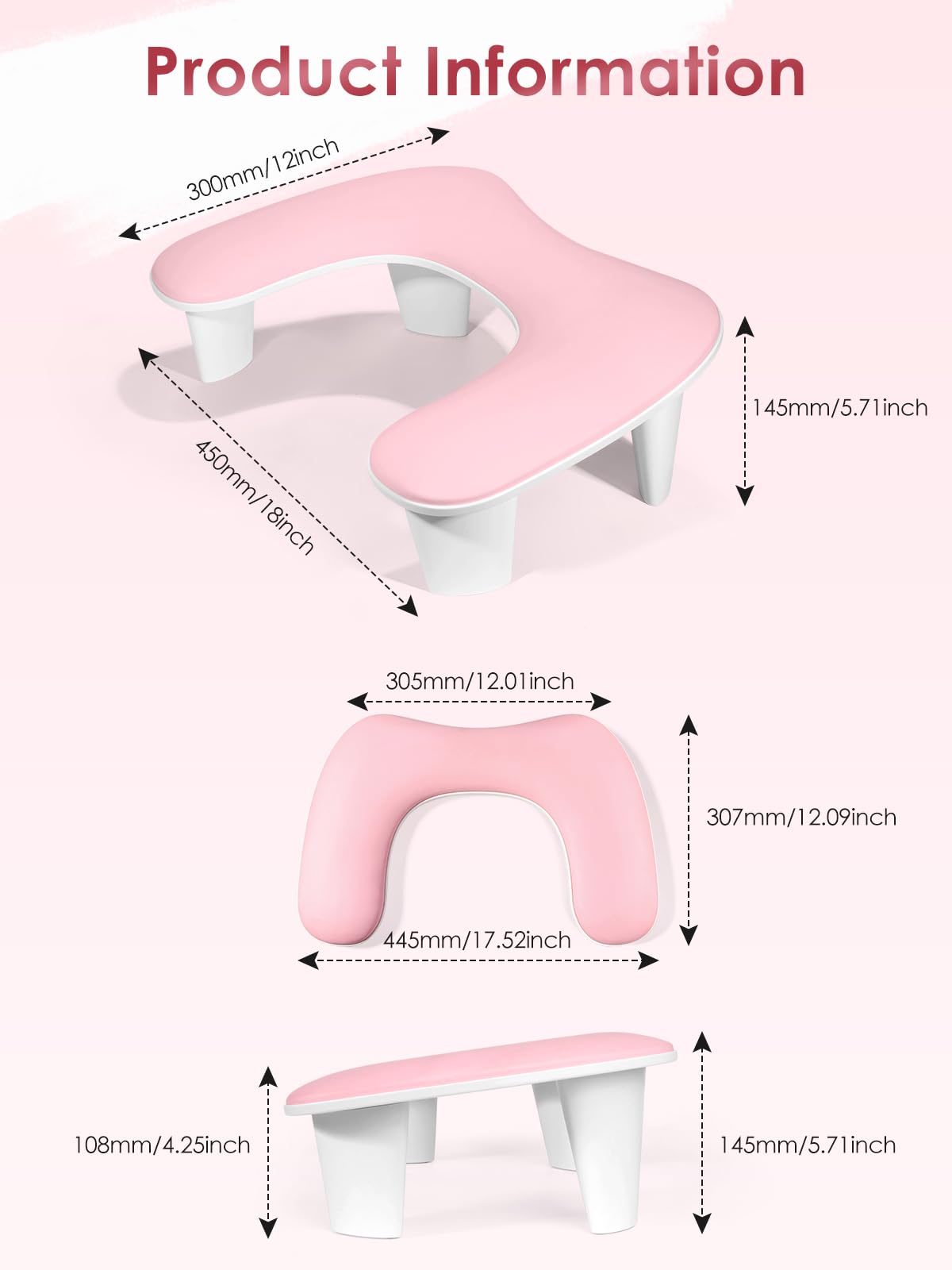 LIONVISON arm rest folds for easy storage and travel