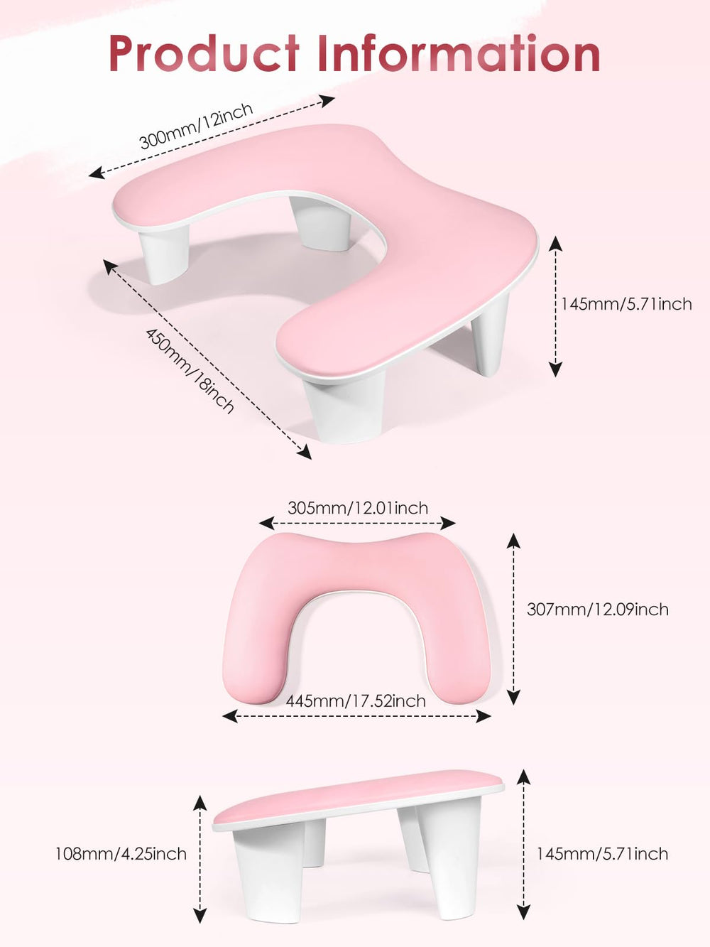 LIONVISON arm rest folds for easy storage and travel