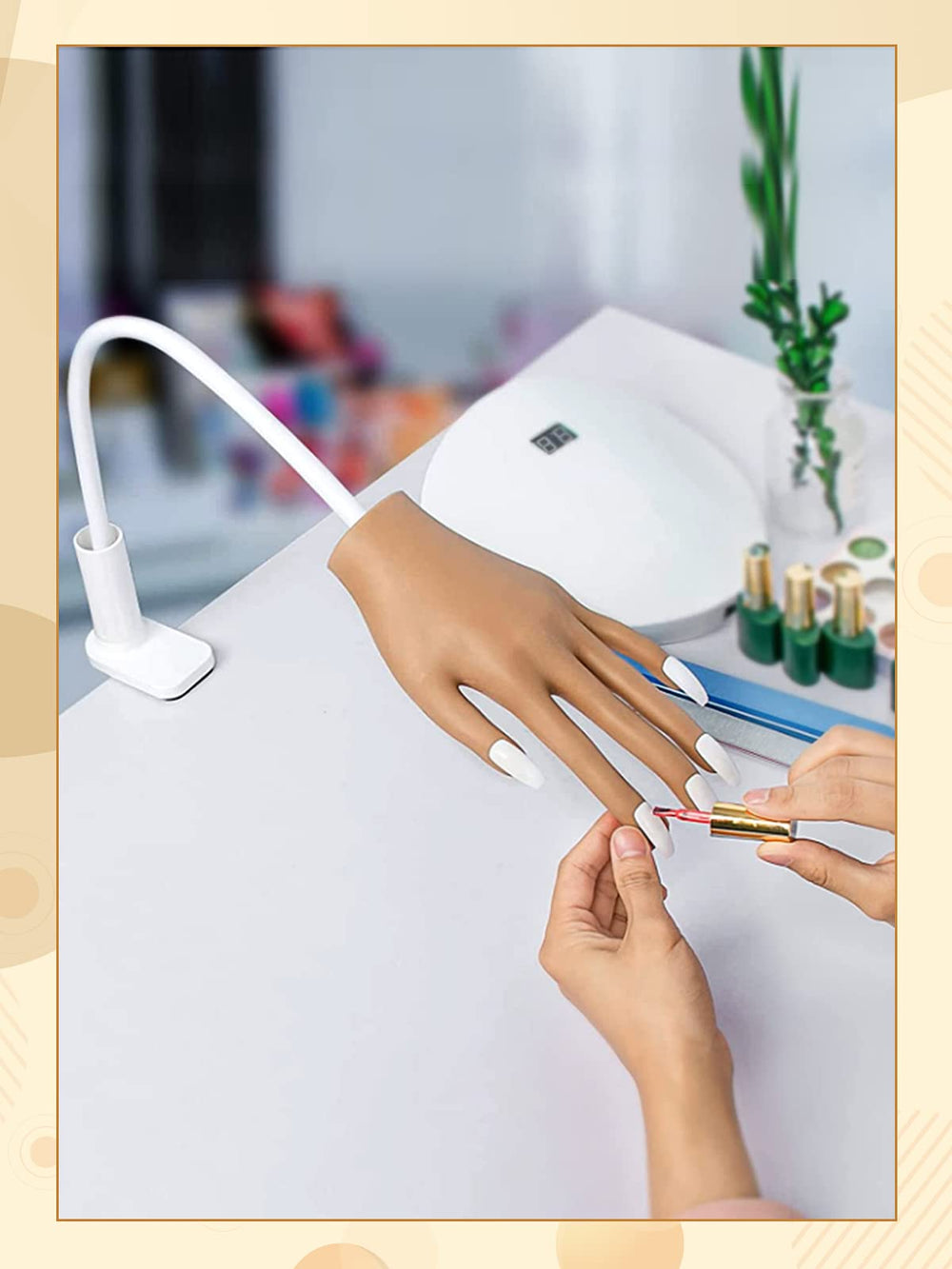 LIONVISION ideal gift for nail lovers to practice painting and shaping
