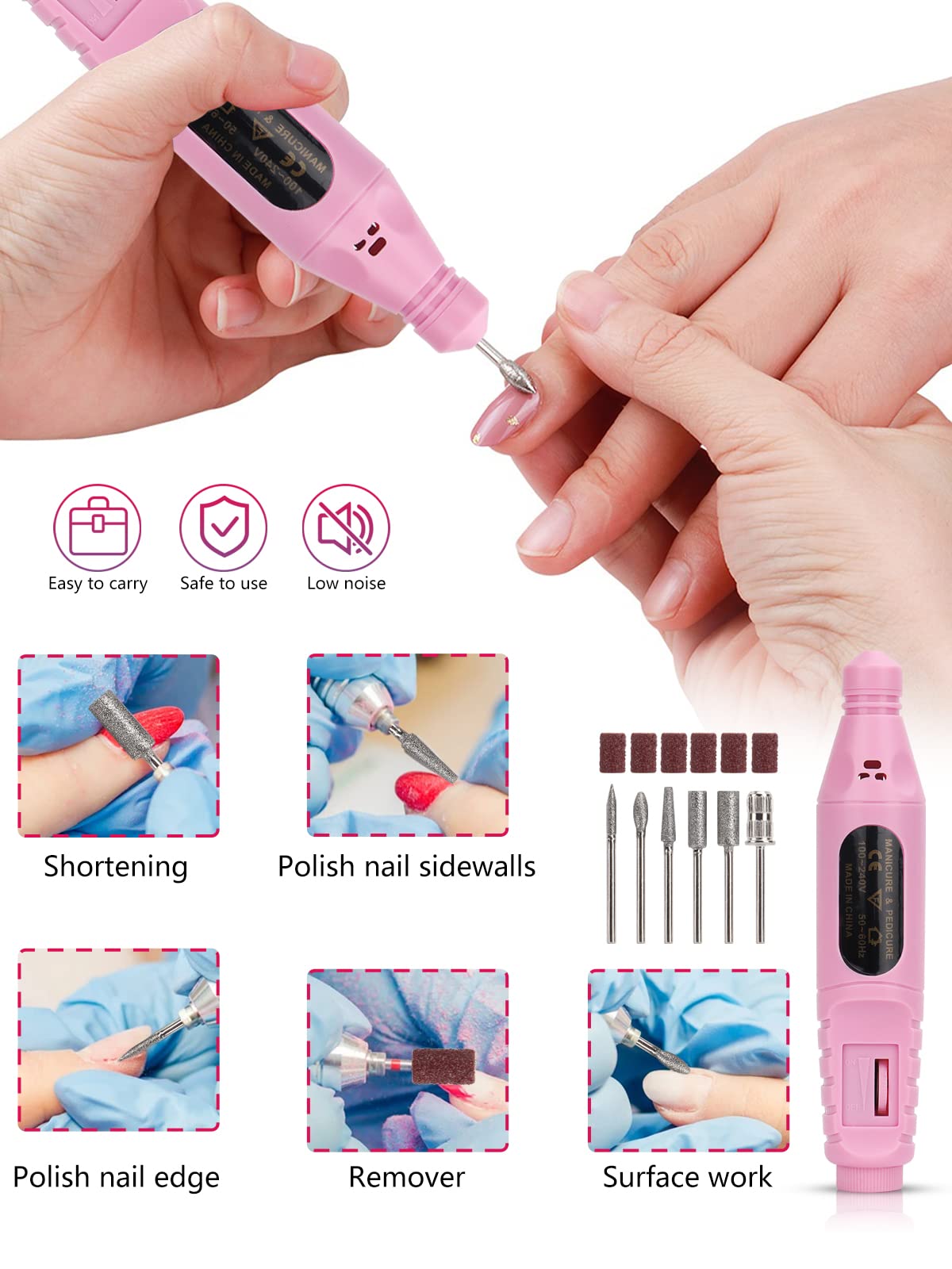 LionVision portable mini UV-LED nail lamp for quick curing at home or on the go.