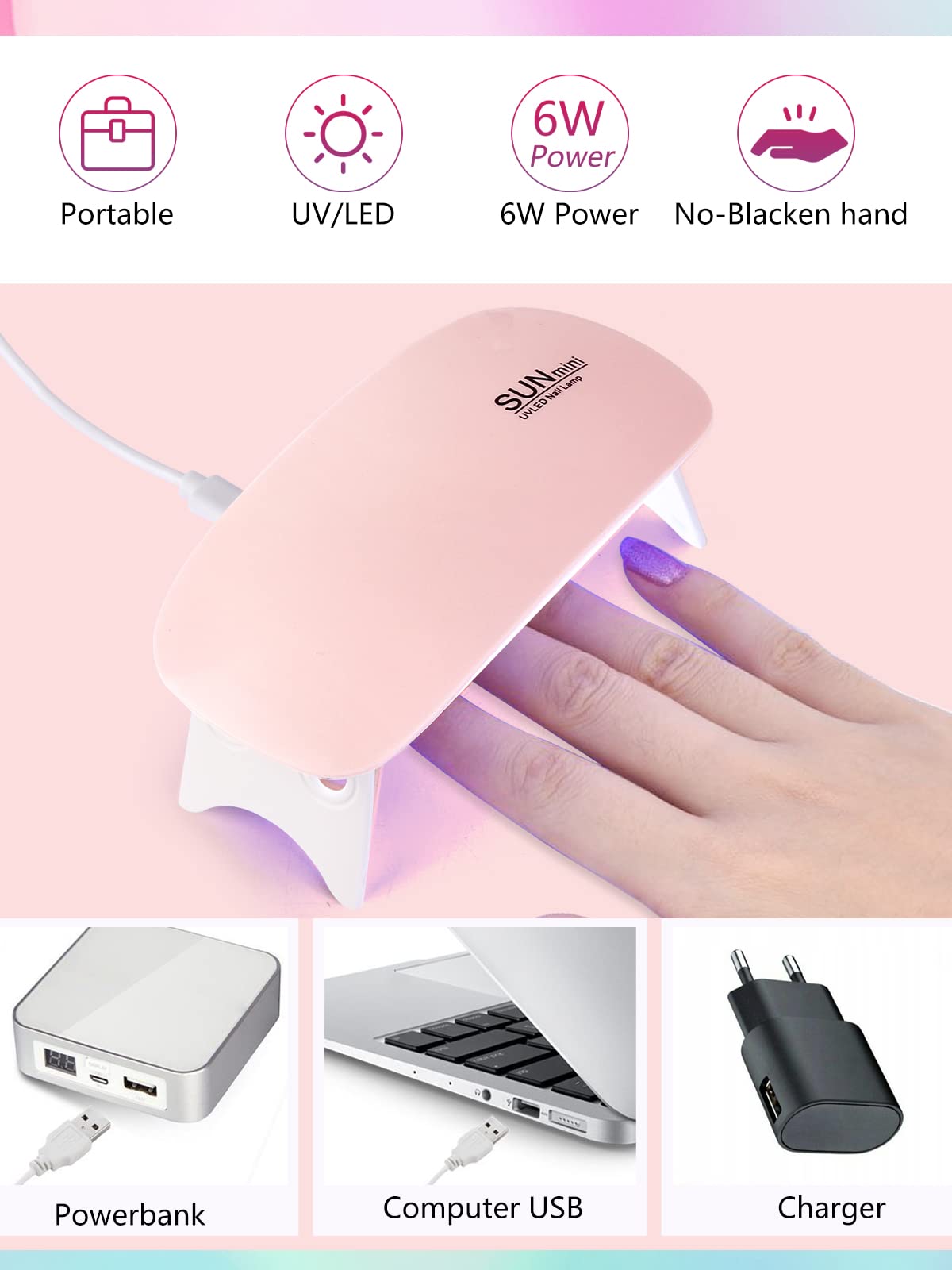 LionVision nail storage bag for organized, portable manicure supplies.