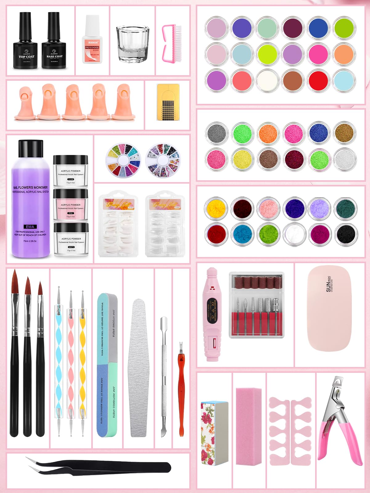 LionVision travel-ready nail kit shown in a compact case for trips.
