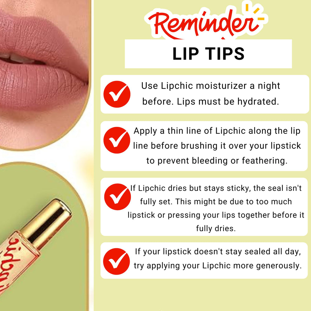 Lip Chic By Ella: aplicación rápida que seca sin dejar brillo