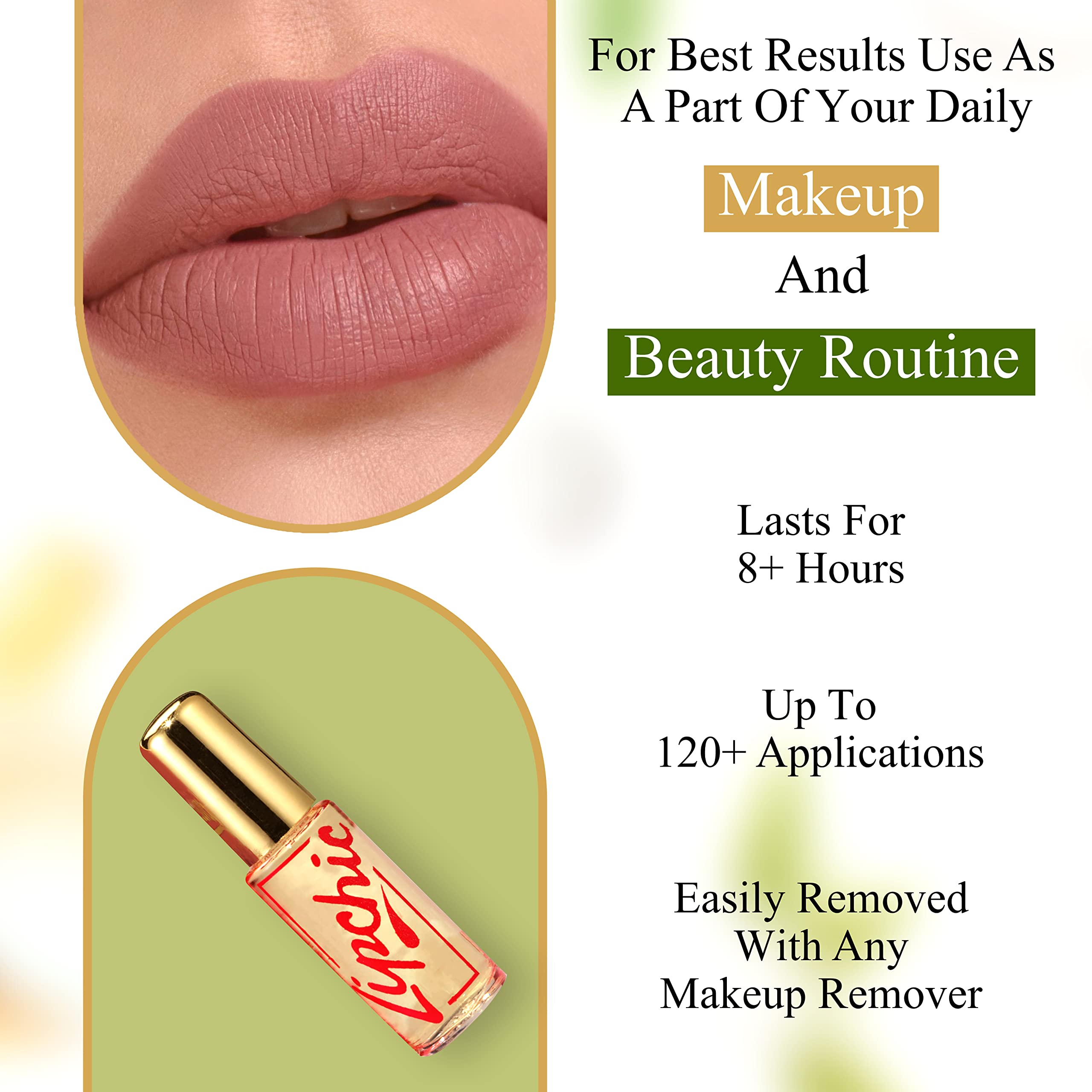 Lip Chic By Ella: envase compacto de 0,25 oz ideal para bolso