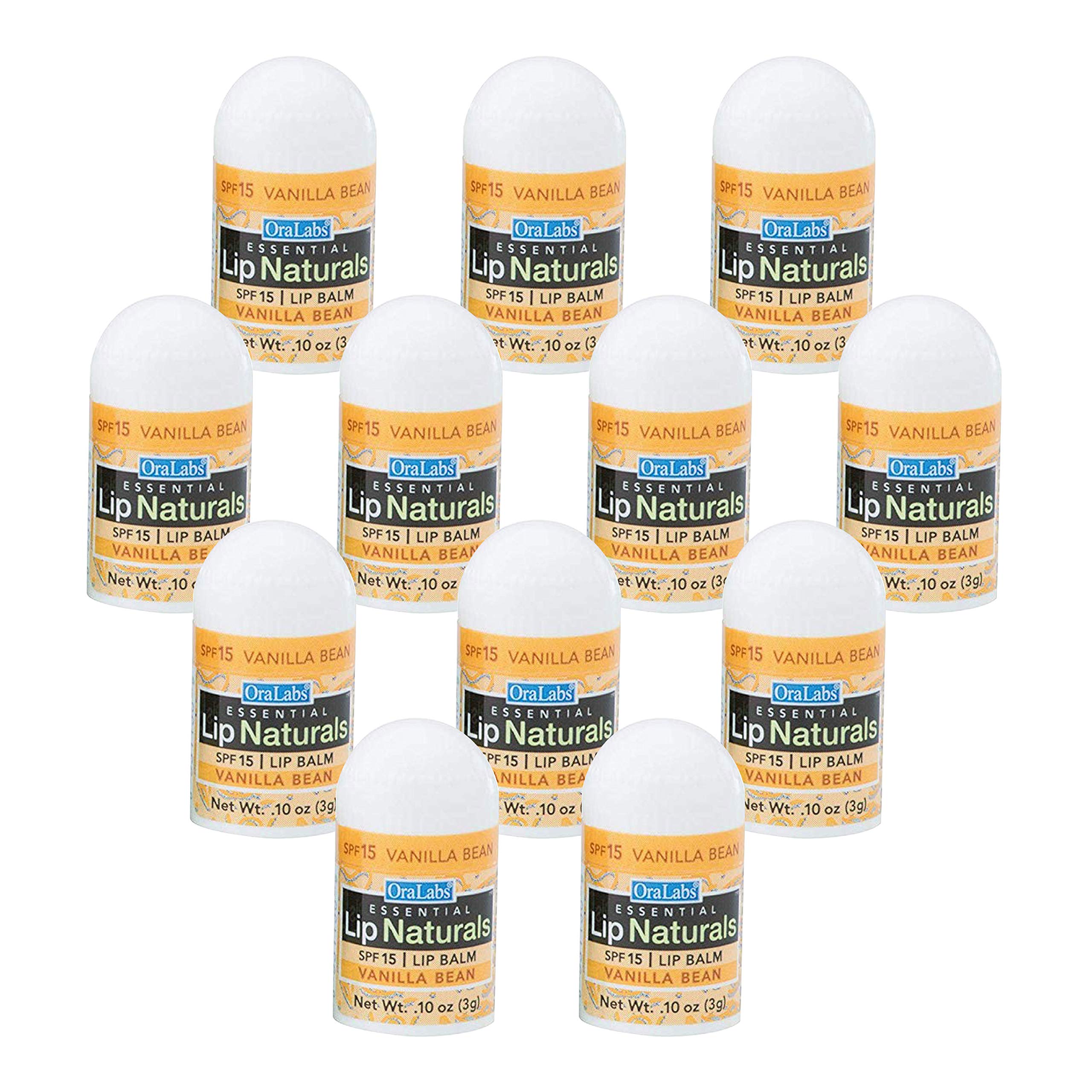 Lip Naturals mini vanilla balm pack with SPF 15 for on-the-go moisture.