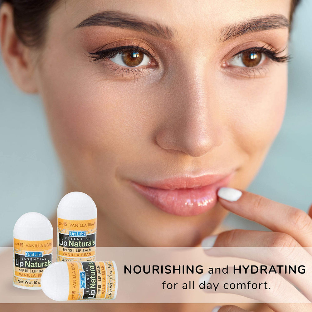 Lip Naturals travel-friendly mini balm fitting into a purse or pocket.
