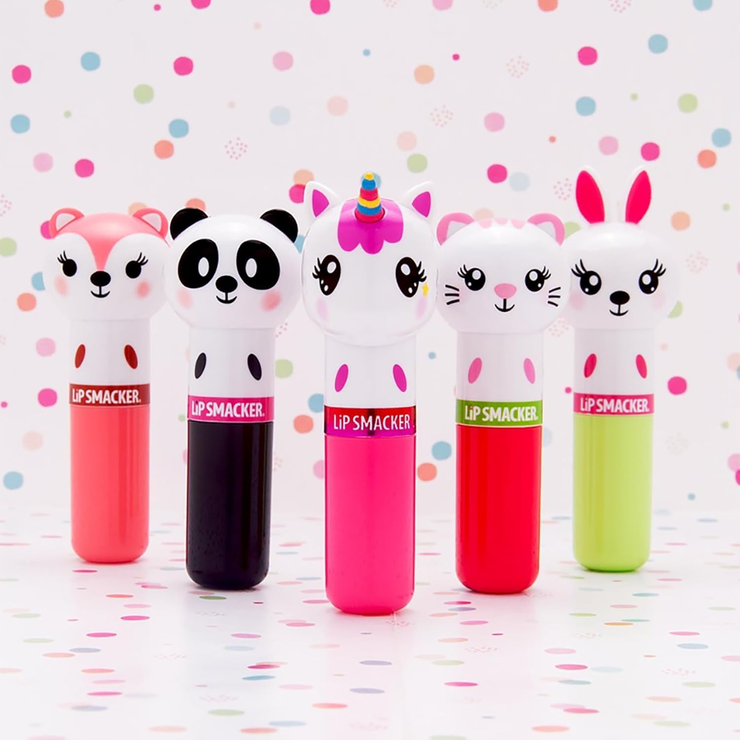 Lip Smacker Bunny Hoppy Carrot Cake balm invites daily use with glossy finish