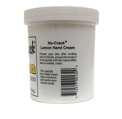Liphontcta No-Crack Lemon Hand Cream 16 oz USA-made jar with lemon scent