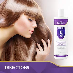 Lipogaine Big 5 Shampoo 100% Satisfaction Guaranteed.