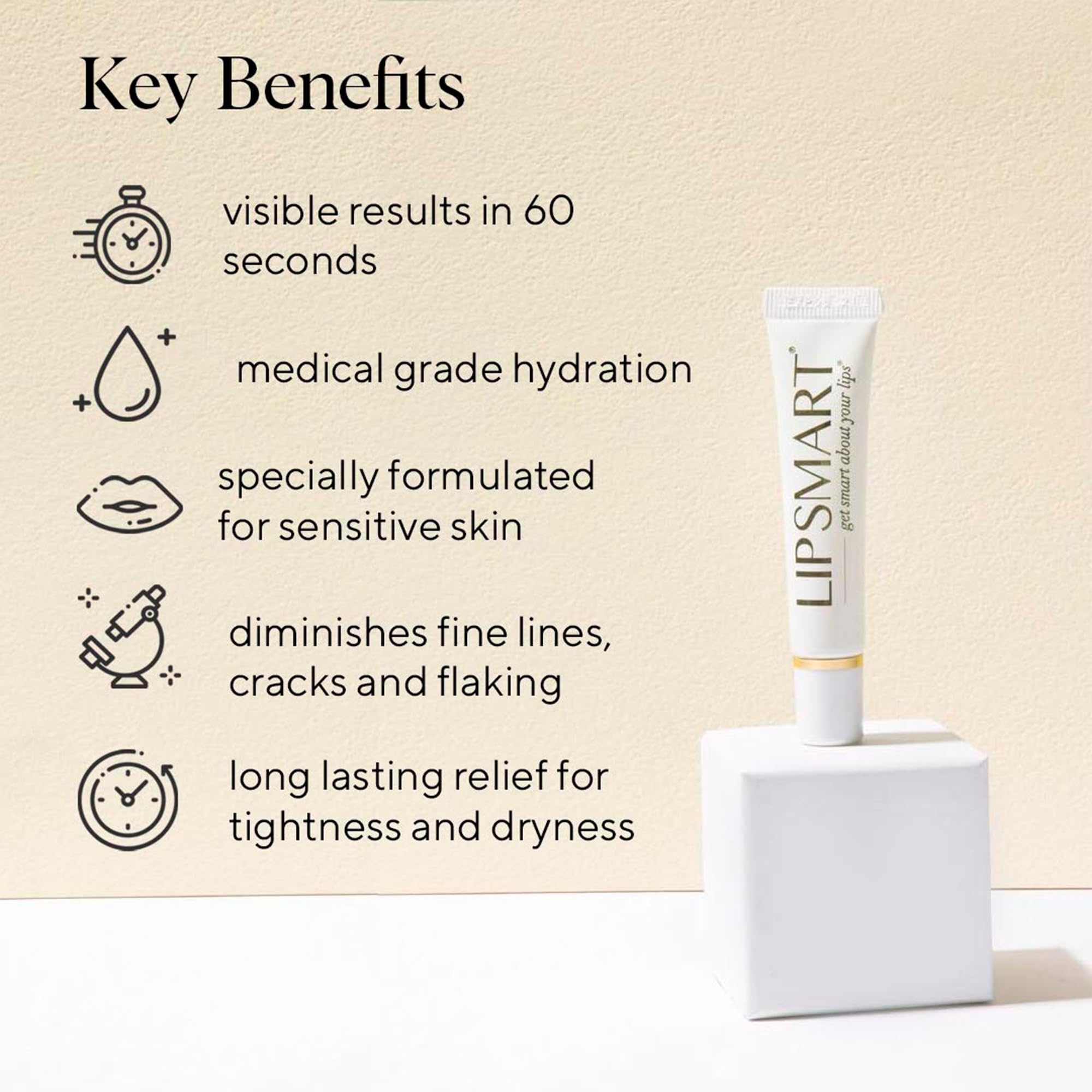LipSmart routine shot illustrating daily hydration before makeup.