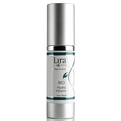 Lira Clinical BIO Hydra Infusion serum bottle close-up for daily hydration.