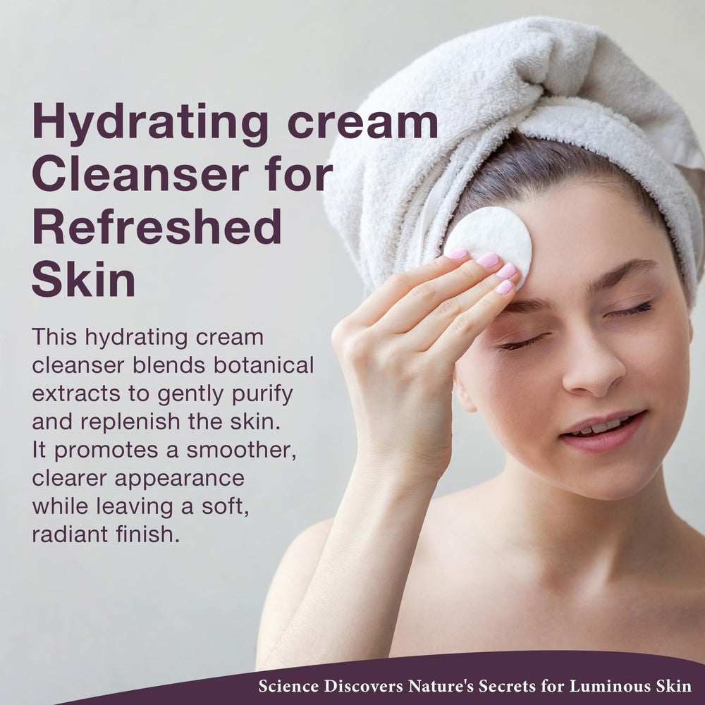 Lira Clinical MYSTIQ orange plant stem cell ingredients highlight nourishing formula.