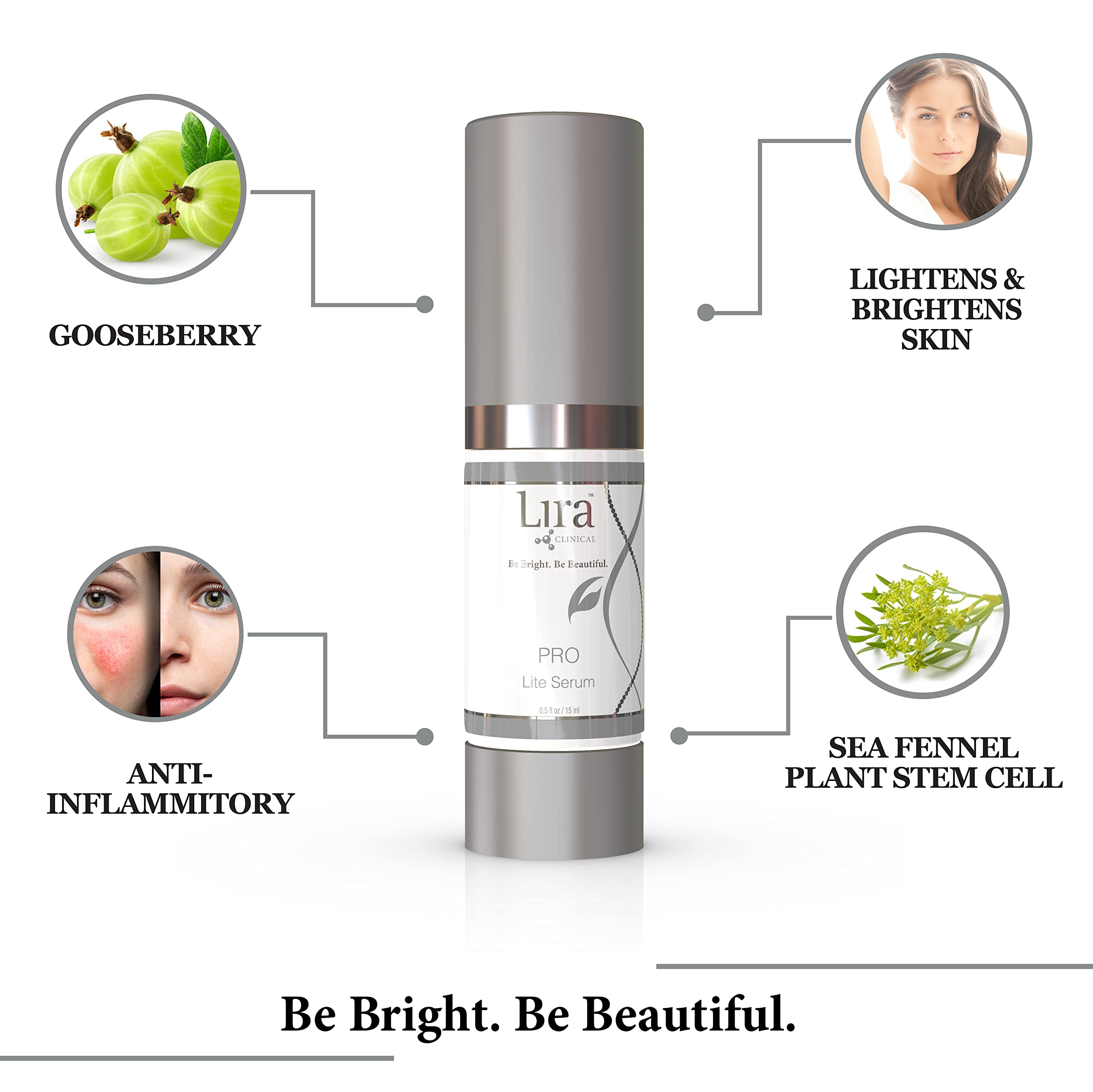 Hyaluronic Acid visualization shows deep hydration in the lightweight serum.