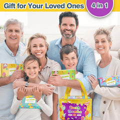 Lisotera bath bombs create colorful bubbles to enhance kids' bath time