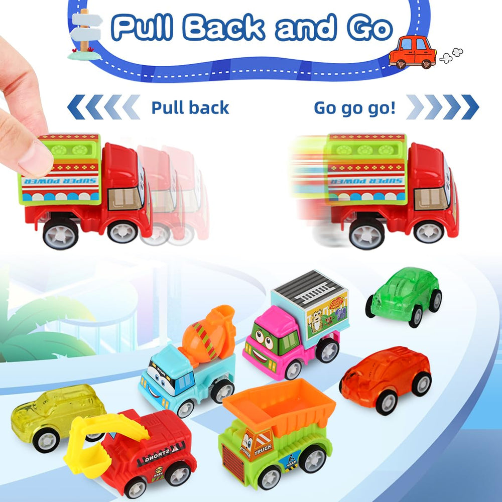 Lisotera construction vehicles accompany bath bombs for imaginative play