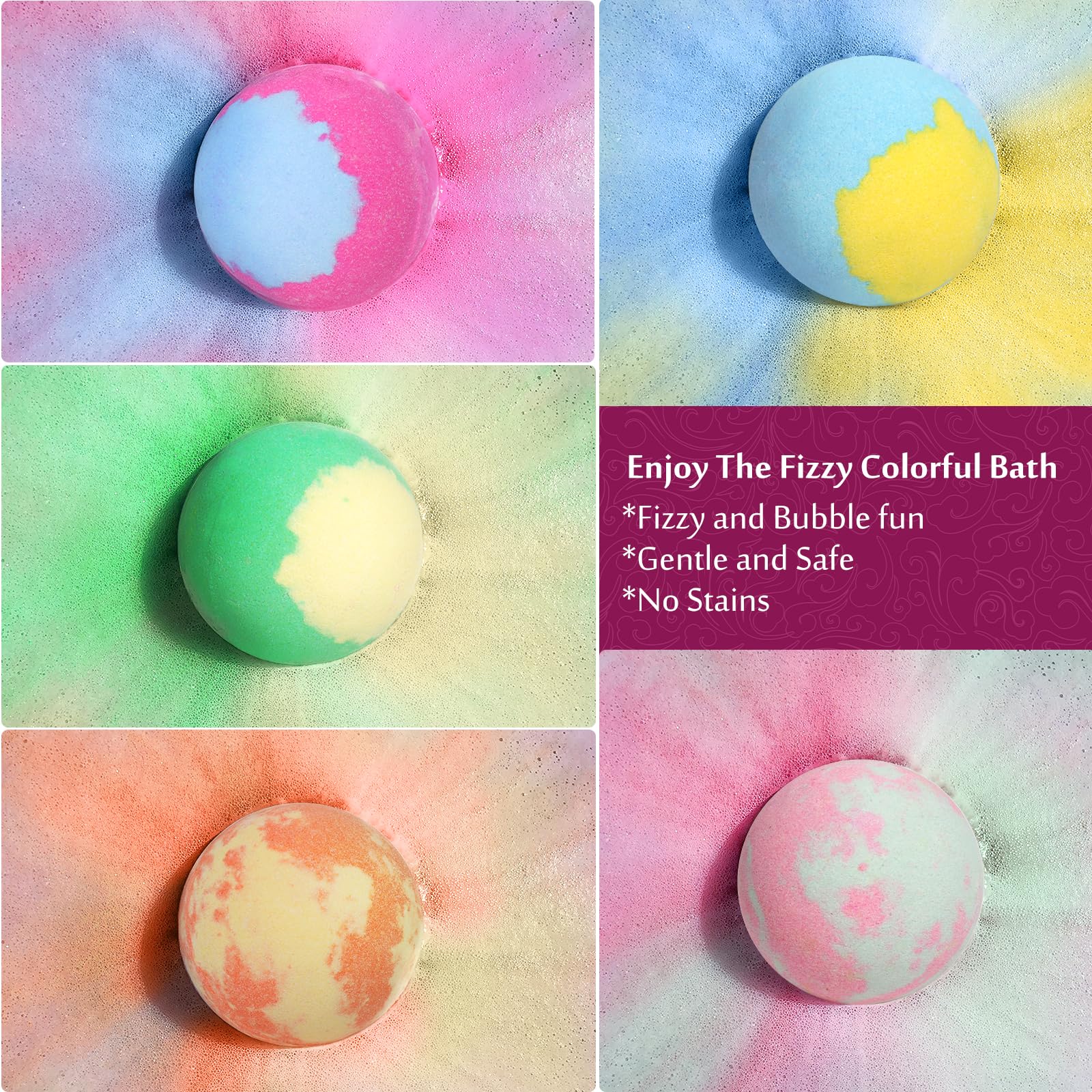 Lisotera bath bombs featuring cruelty-free packaging and home spa use.