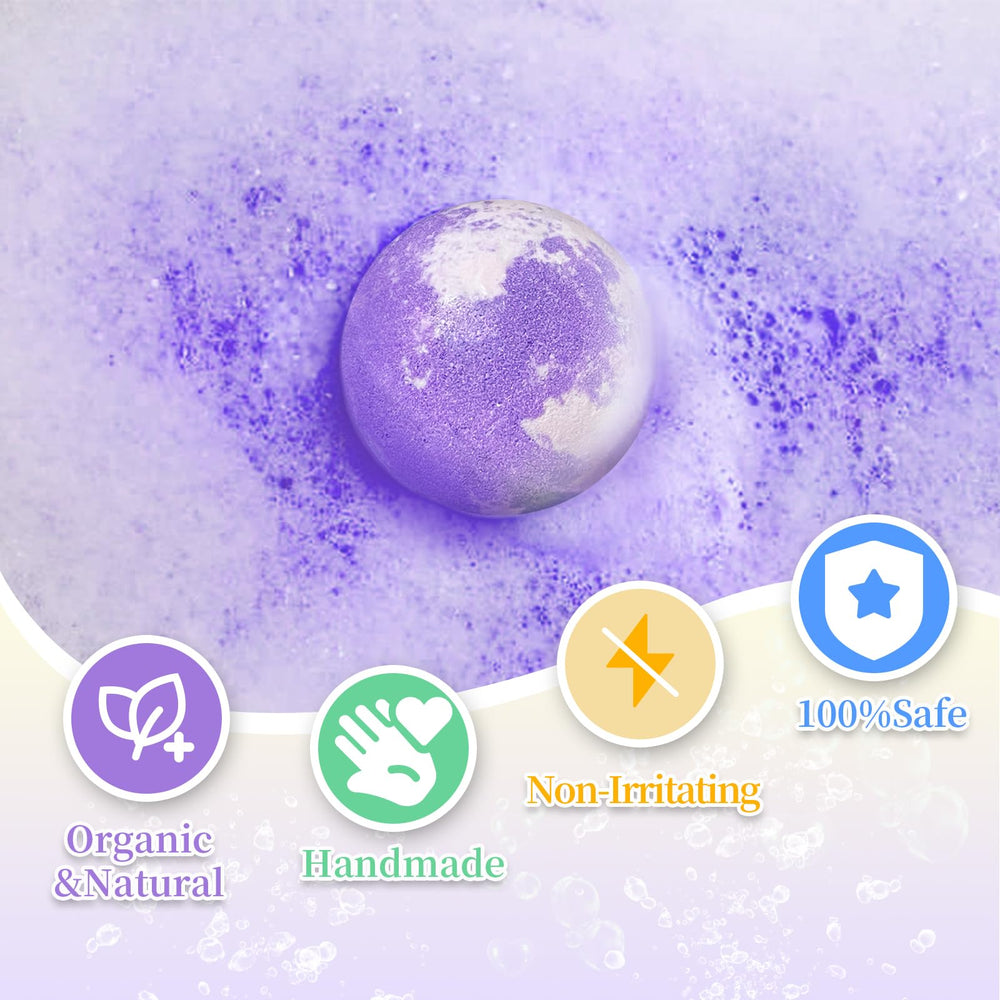 Lisotera bath bombs gift set packaging ready for gifting