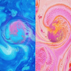 Lisotera no-stain bath bombs keep tubs and skin clean after fizzing.