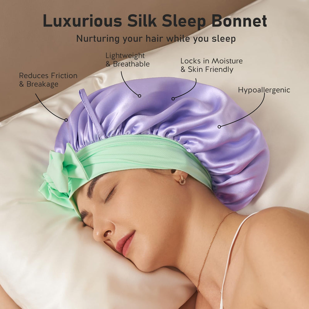 LitBear 22 momme mulberry silk closeup showing rich texture for smooth, frizz-free nights