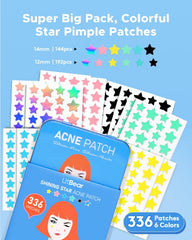 LitBear patches feature 336 dots and tea tree centella formula for soothing care.