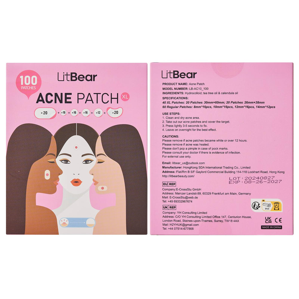 LitBear body breakout patch applied to back area for versatile use