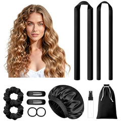 LitBear heatless curls overnight large rod for voluminous waves without heat