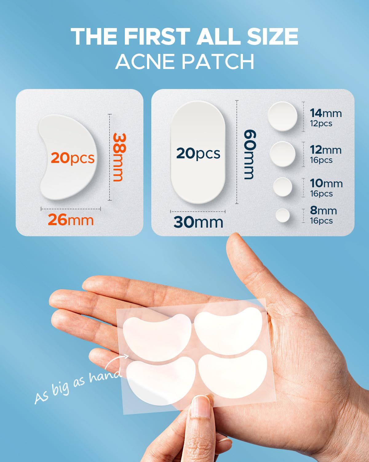 LitBear large patches 10mm pack ready for quick spot care