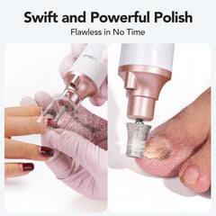 LitBear nail drill set 15-speed torque enables versatile shaping and efficient callus removal
