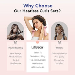 LitBear-scrunchies-and-clips demonstrate complete kit for secure wrapping.
