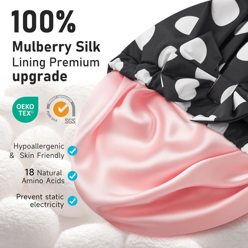 LitBear waterproof outer layer keeps hair dry during showers and baths.