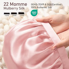 LitBear silk bonnet adjustable-elastic-band provides a secure fit for all head sizes.