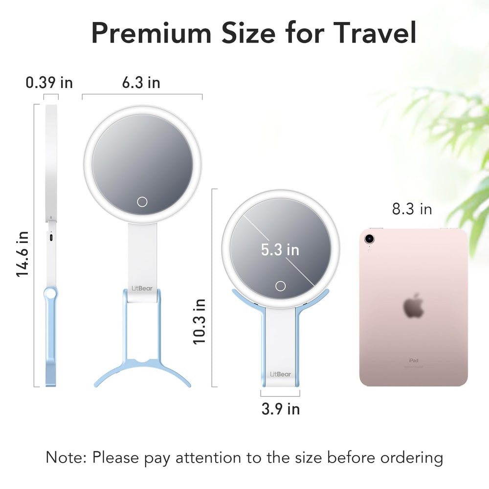 LitBear portable foldable design fits in bags for travel.