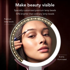LitBear Travel Mirror 10x magnification for precise detailing during makeup