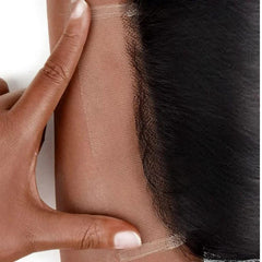 Little Fairy 12-inch virgin Remy hair in natural black shade for versatile styling.